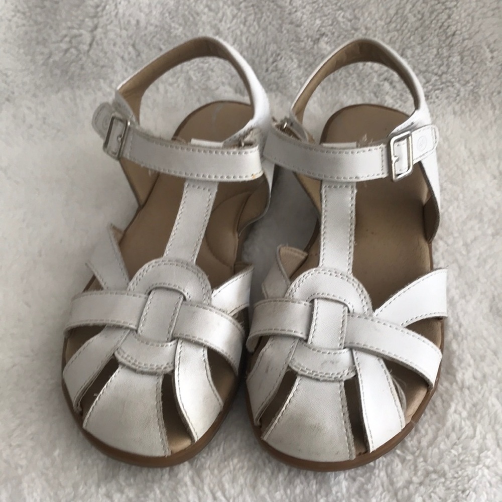 Stride Rite Girls white sandals